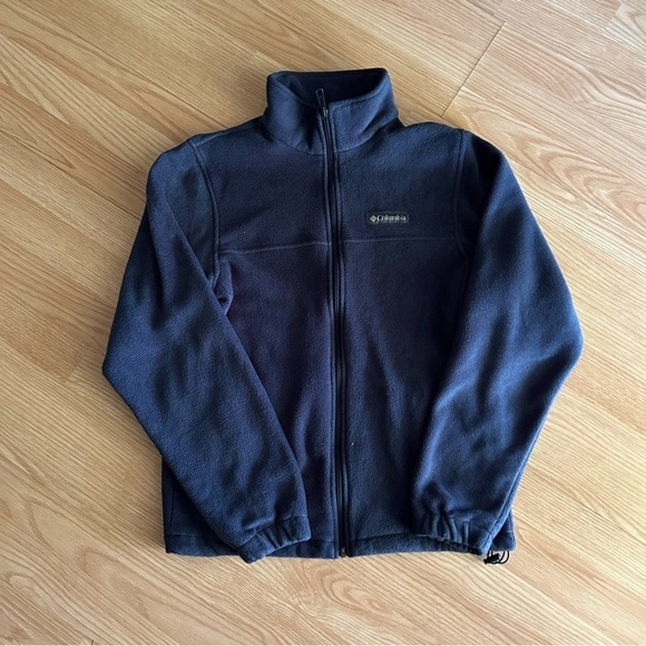 Columbia Blue Full Zip Fleece Jacket Small - Picture 1 of 7